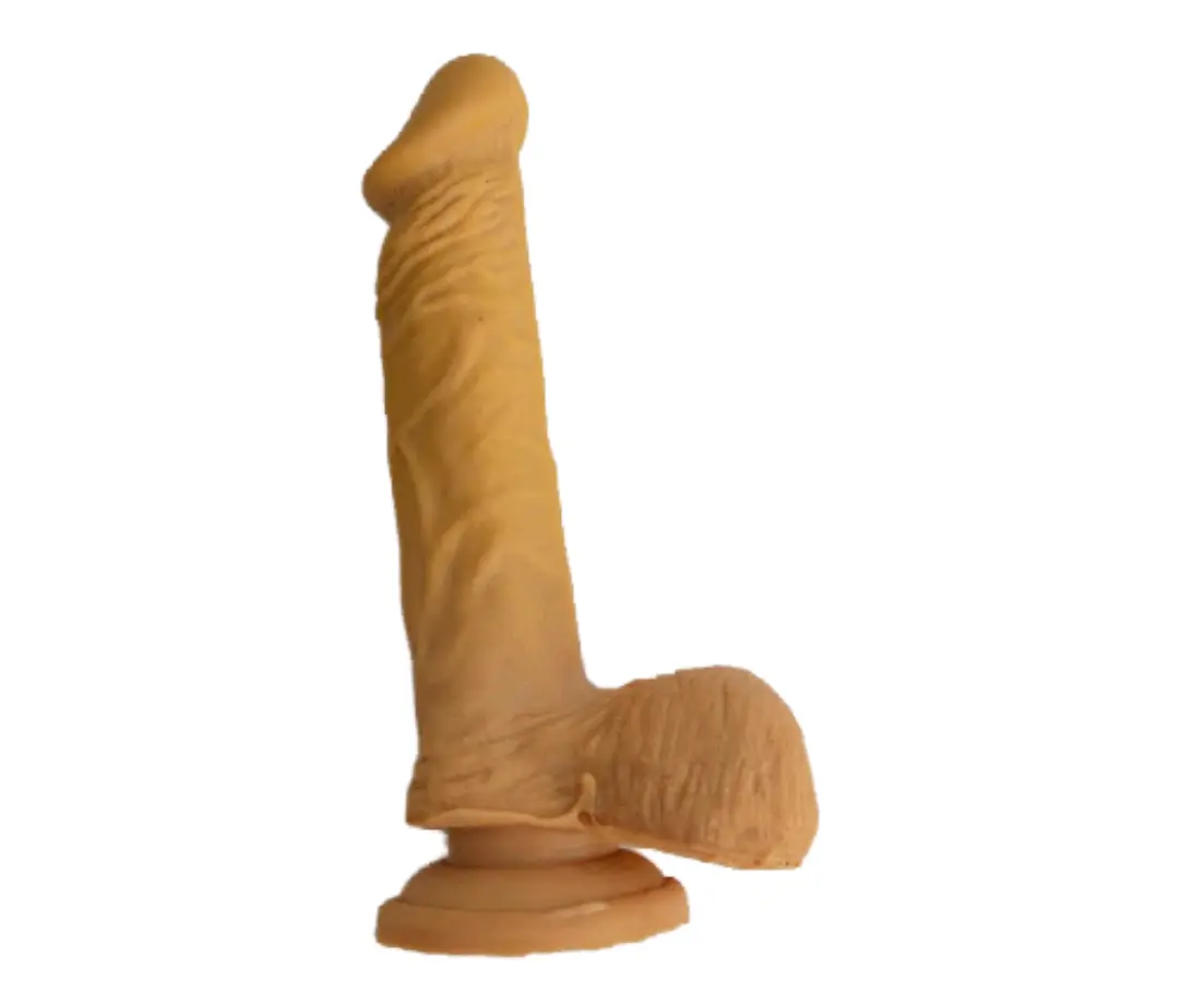 Dildo con testiculos realista
