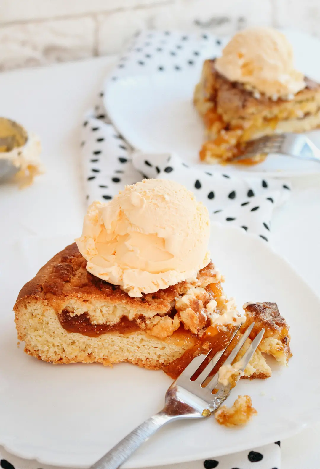 Delicia Crumble con Helado