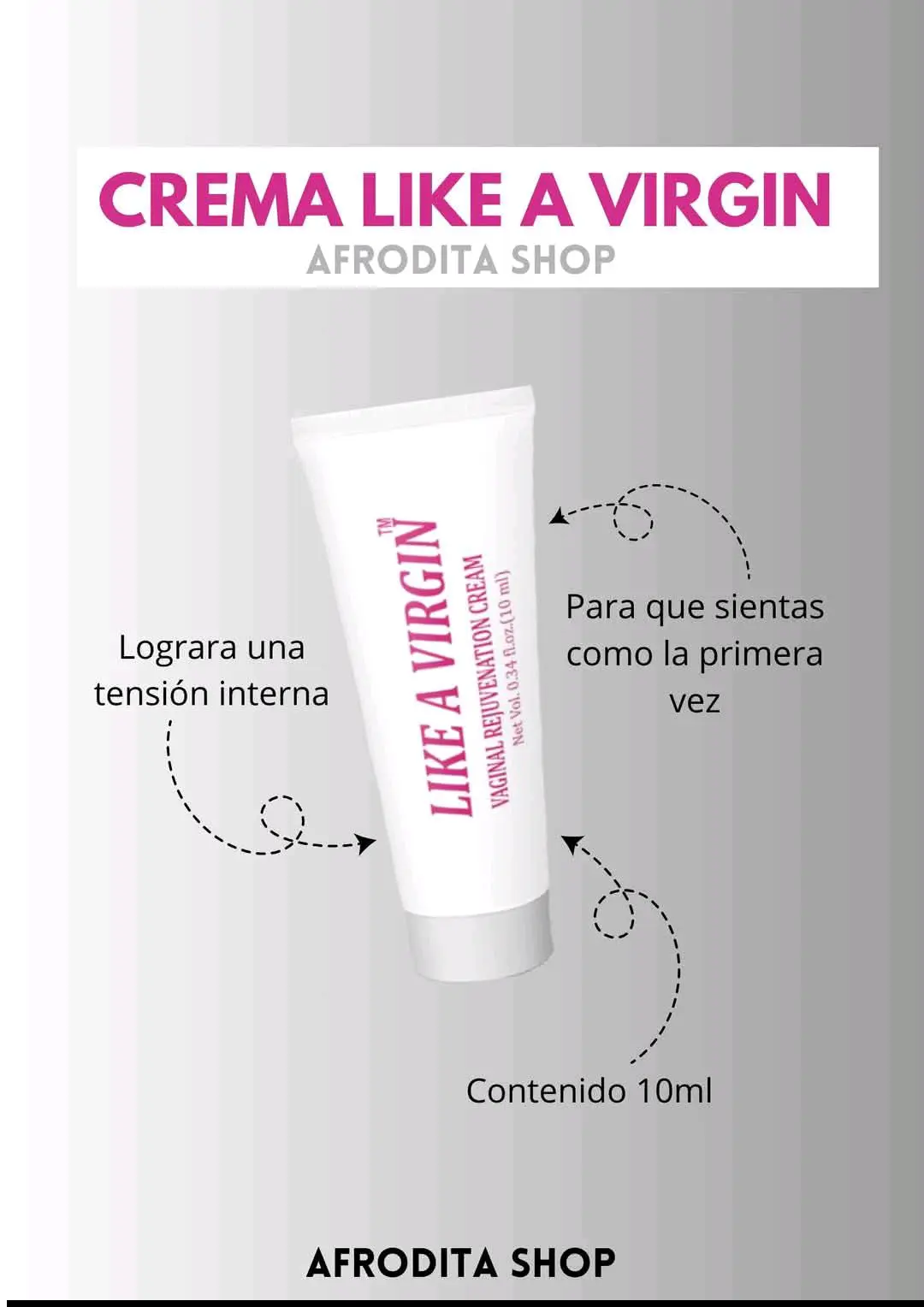 Crema Rejuvenecedora Vaginal Like a Virgin